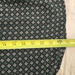 J. Jill Green Floral Print Midi Skirt & Matching Blouse Womens Size Small Career Photo 7