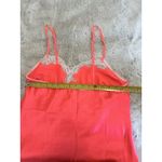 Victoria's Secret  Pink‎ Satin Slip Dress Lace Trim Nightgown Lingerie L Photo 8