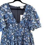 Joie NWT  Lucia Mini Cotton Dress in Navy Blazer Multi Blue Photo 3