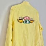 Friends NWT  Full Zip Long Sleeve Bomber Jacket in Yellow Size Small Photo 3