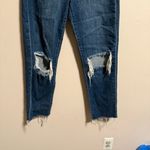 L'Agence Audrina Straight High Rise Denim Jeans Destroyed Ripped Knee- Size 26 Photo 2