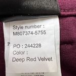 Paige Womens Ponte Trousers Size 30 Deep Red Velvet Slim Pants M807374-5755 Photo 6