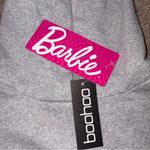 Boohoo Barbie grey hoodie with pink details Photo 4