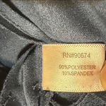 Boston Proper  Blue faux suede Fringe Skirt 8 Photo 3