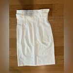 Forever 21 White midi belted pencil skirt Photo 1