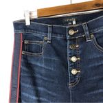 1. State  Ribbon Stripe Kick Crop Flare Jeans 29 Photo 3