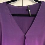 JayGodfrey Purple and Pink Ombre V Neck Open Arm Silk Blouse Size 2 Photo 1