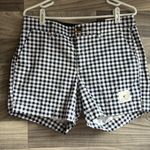 Old Navy  Navy and White Gingham Women's Shorts Photo 11