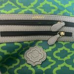 OrYANNY Gray Whipstitch Pebbled Leather Crossbody Satchel Purse Handbag Photo 7