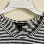 Banana Republic  Black & White Striped Short Sleeve Shirt Blouse Photo 1