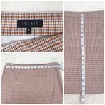 1. State  Tan Plaid Mini Skirt Thigh Slit Preppy Clueless 60s 90s Y2K Size 12 New Photo 10