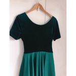 Vintage 90s Emerald Green Formal Gown Size 10 Princess Ball gown Holidays Photo 4