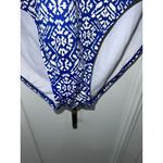 Ralph Lauren Lauren Women's Blue Print One-Piece Swimsuit Size 14 Photo 6