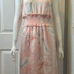 Ryegrass Dress Pink Floral Fit Flare A Line Flowy Dress Size Small. Photo 0