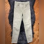 Free People  We the Free High-Waisted Skinny Jeans Olive Green Size 29 Photo 1