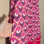 Entro  Shirt Sz S Pink Floral Scallop Boho Cottagecore Summer Feminine Fairy EUC Photo 5