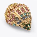 Kurt Geiger  Eagle Head Earrings with Multicolor Gems Photo 2