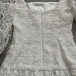 Monique Lhuillier ML Puff Sleeve Lace Dress in Ivory, Size 2 New w/Tag SOLD OUT! Photo 12