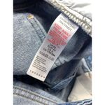 Topshop  Blue Jean Shorts Frayed Kiri US 8 UK 12 Eur 40 Super Short Zip Cut-off Photo 6