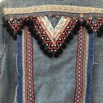 Boom Boom Jeans  boho embroidery jean jacket. Photo 2