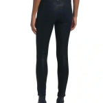 frame denim Frame Le Skinny De Jeanne Noir Coated Jeans size 27 Photo 2