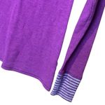 Lucky Brand  fuchsia waffle knit long sleeve Henley medium 753 Photo 2