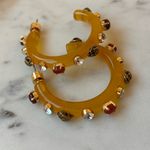 Kurt Geiger NWOT Kurt  Orange Hoop Earrings Photo 2