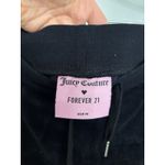 Juicy Couture X Forever 21 Pants Womens Medium Joggers Black Drawstring Sweats Photo 2