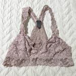 Aerie Light Pink  Lace Floral Bralette Photo 2