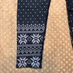 Avia  Fair Isle Black Seamless Leggings SZ L 12/14 Cabin Activewear Winter Skiing Photo 1