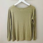 Madewell Long Sleeve Pullover Top Green Sz Small Photo 6