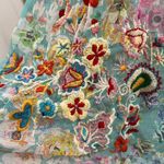 Johnny Was $458 NWT  BIYA Forever Flower Floral Mesh Embroidered Maxi Dress S Photo 7