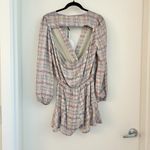 Line and Dot  Tie Dye Open Back Romper Size L NWT Photo 7