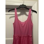 A New Day Women’s Barbiecore Pink Hi-Low Maxi Dress Size Medium Girly Teacher Photo 3