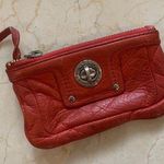 Marc by Marc Jacobs Marc Jacobs Red/Orange Leather Coin Purse So Cute! Photo 0