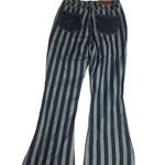 Nasty Gal COPY - striped flare jeans size 0 Photo 5
