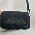 Tory Burch Black Croc Embossed Crossbody Bag Photo 3