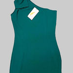 PRETTYGARDEN NWT  One Shoulder Bow Dress - Green, Size Small Photo 0