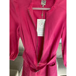 Baum Und Pferdgarten Mini Dress Pink Zip Front Belted Size 34 Barbie European Photo 3