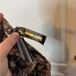 Floral Striped Women's Flare Pants Black Size M Photo 4