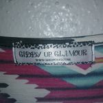 Giddy Up Glamour  2X Southwest Cowgirl Long Sleeved Tunic Top Plus Photo 5