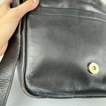 Coach Vintage 1994  Museum Bag Black Leather Shoulder Bag Flap Distressed USA Photo 15