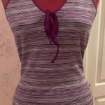 XOXO  Jeans purple and silver stripped Halter Vintage late 90s early 2000s M Photo 0
