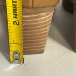 Dolce Vita Kirby Ankle Boots Women Size 7 Tan Perforated Western Heel Zip Brown Photo 2