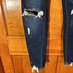 Kancan Women’s Dark Wash Distress Skinny Jeans Size 7/27 Photo 3