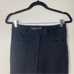 Betabrand Crop Lite Black Yoga Career Dress Pants Ponte Cuffed Small Photo 2