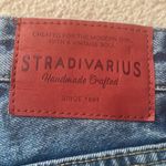 Stradivarius Womens New  Handmade Craft Straight Slim Jeans Photo 6