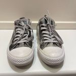 Converse  Sz 7 Grey White Low Top Sneakers Photo 1