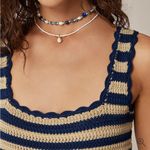 J.Crew  Scallop Trim Striped Sweater Dress Photo 2