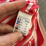 Saint James Pink and White Striped boat, neck 3/4 Sleeve casual Dress size 10 Photo 5